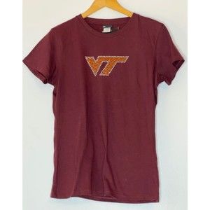 VA Tech T-Shirt. New with Tags. Ladies fitted Sz XL